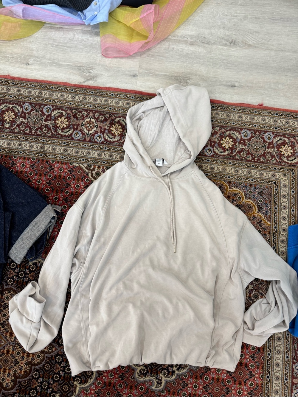 Athleta Seasoft sweatshirt in tan